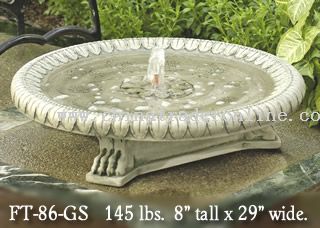 Longwood Garden Claw-Footed Basin Fountain from China